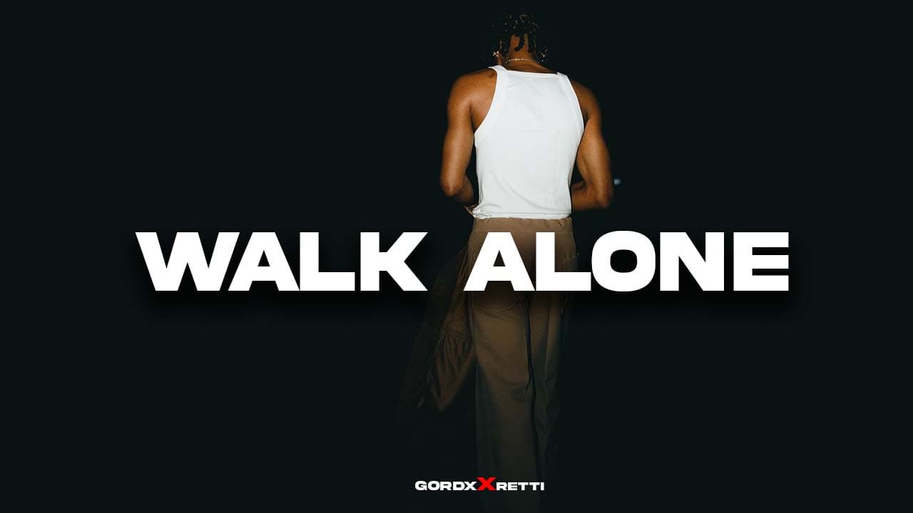 WALK ALONE Emotional Dancehall Type Beat